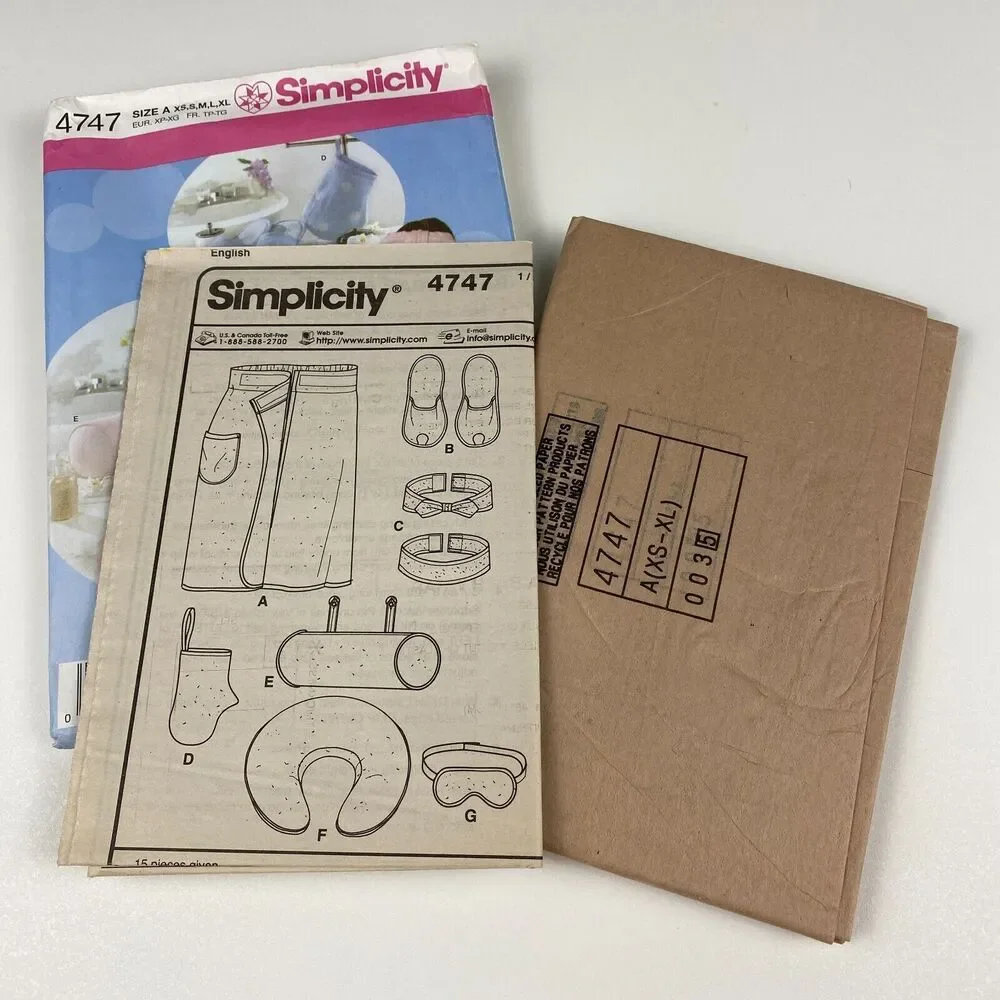 Simplicity 4747 sewing