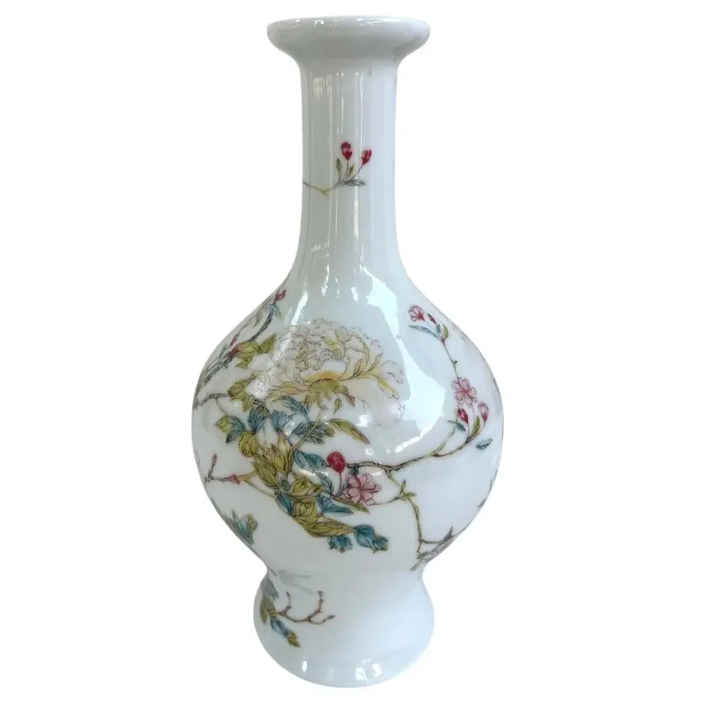 VTG Lenox The Peony Vase Qing Emperor Collection Porcelain Vase 11