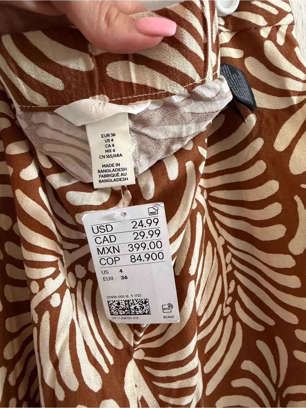 H&M flowy wide