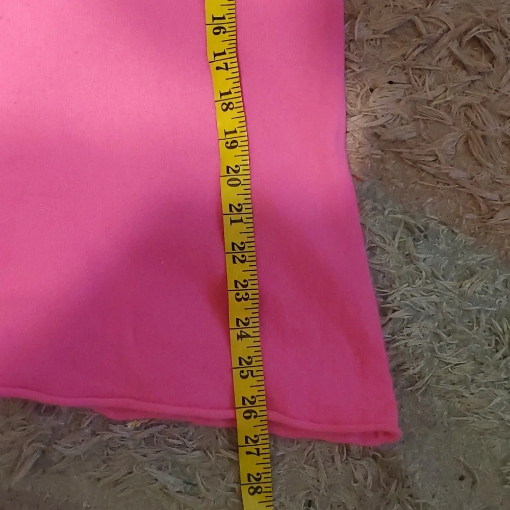 J. Crew Hot Pink Short-Sleeve Sweater