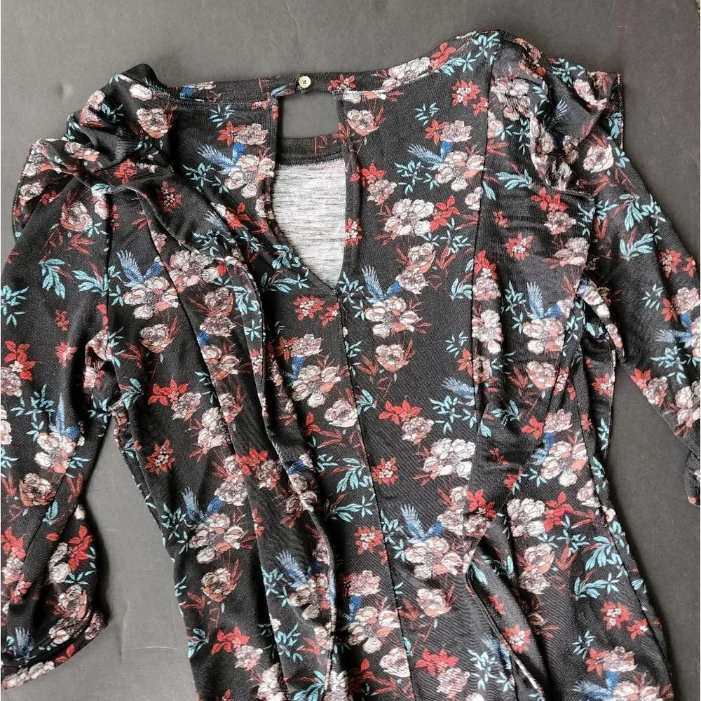 Free People Floral Blouse