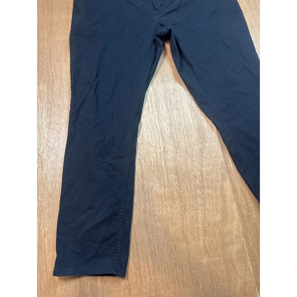 Michael Kors Parker Slim Fit Black Pants Mens 36/30 Cotton Blend Five Pocket