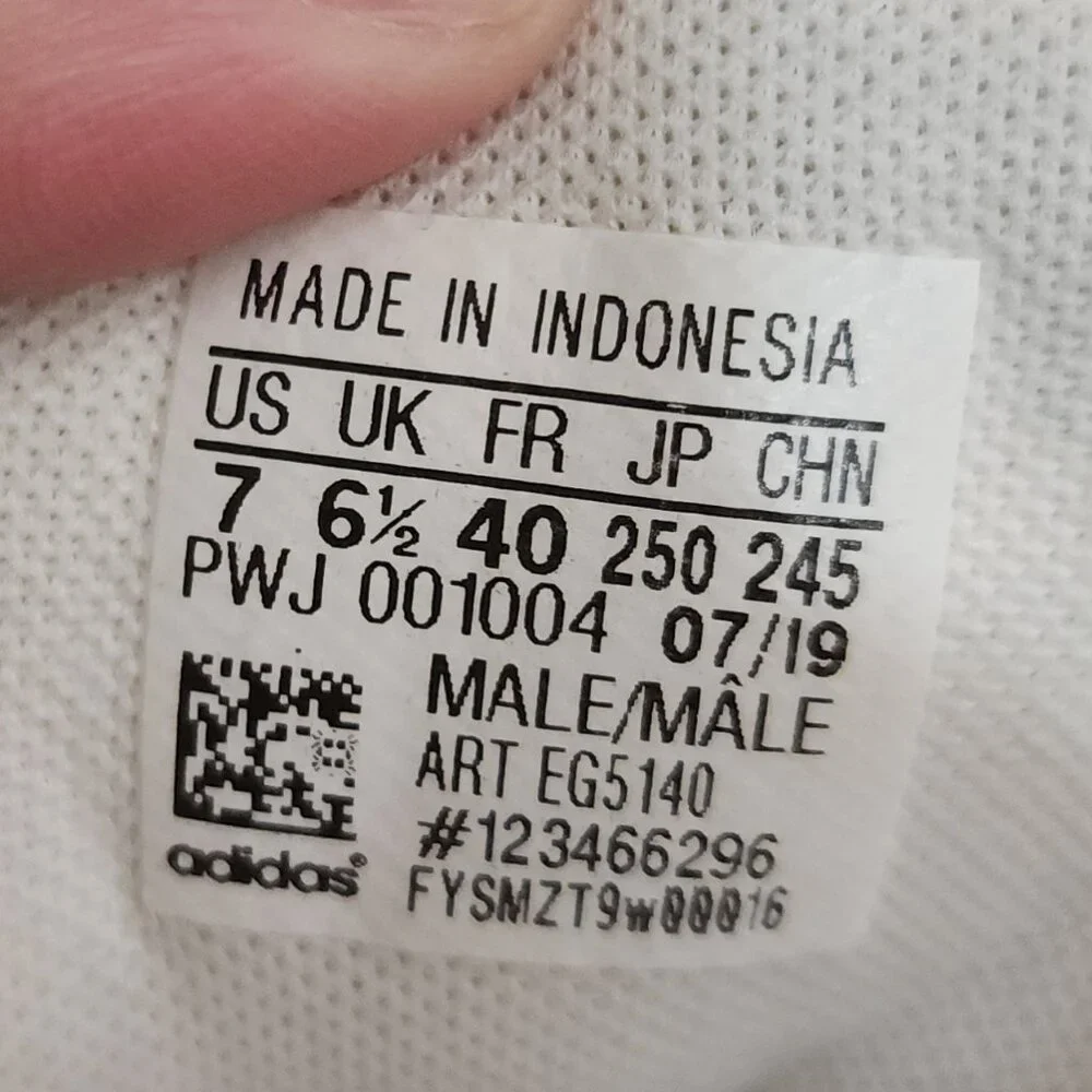 adidas men white