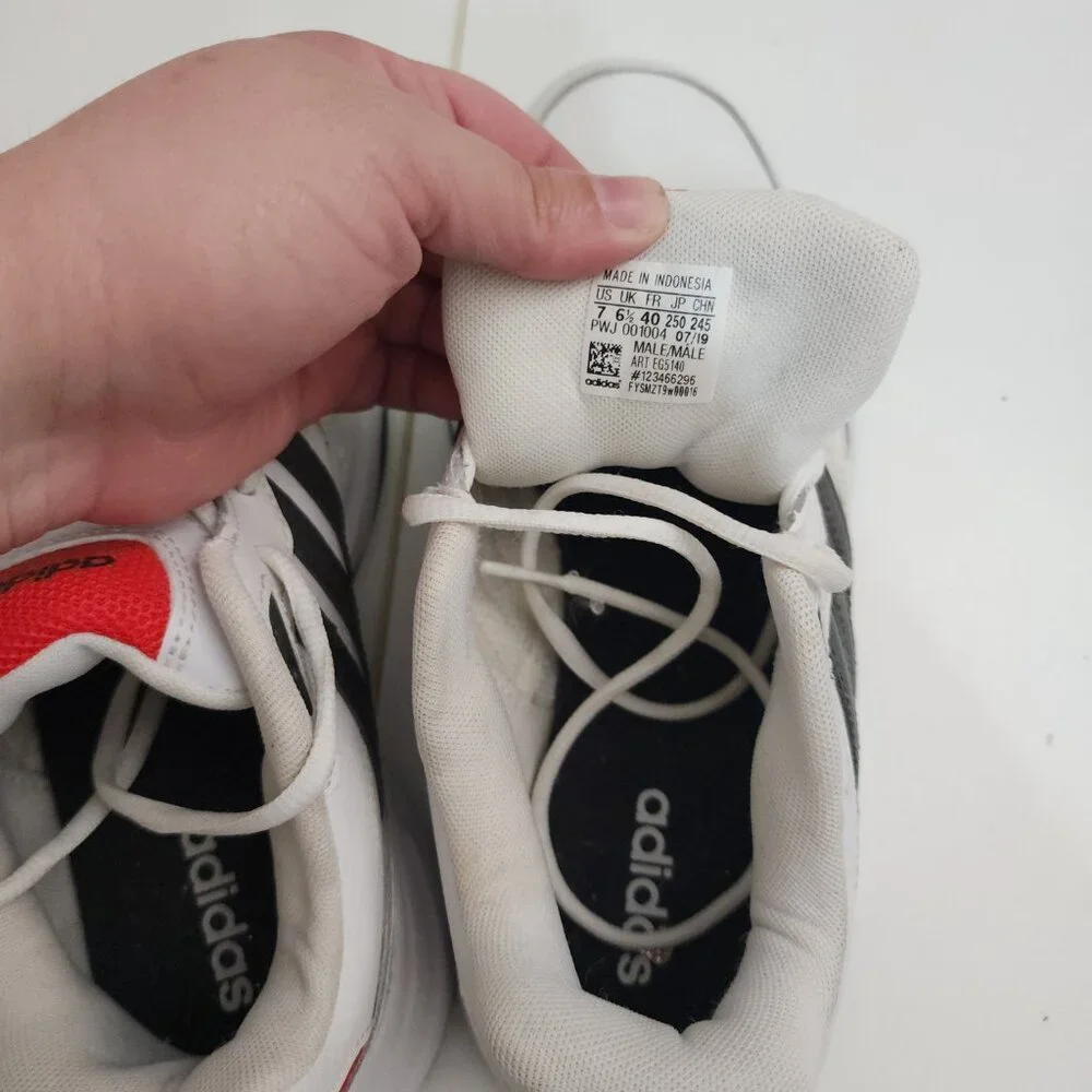 adidas men white
