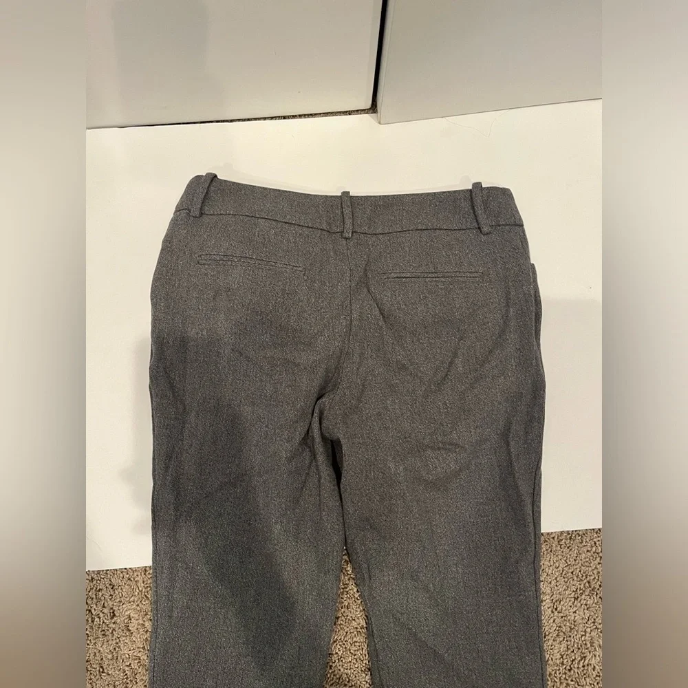 A New Day Pants Womens 6 Grey Stretch Elastizado Elastic Casual Zipper New