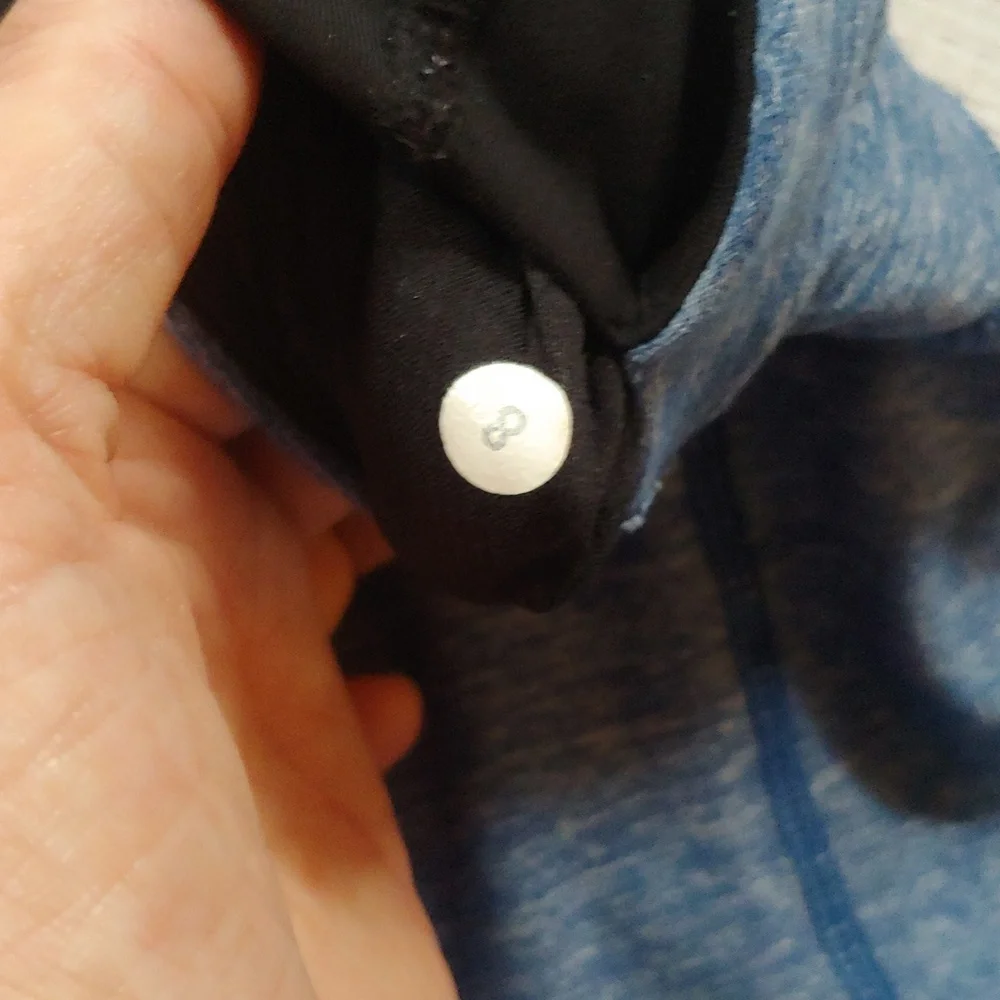 Lululemon Blue Leggings with Ruffle Detail Size 8
