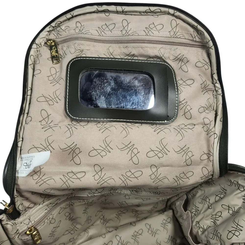 Diane Von Furstenberg Vintage‎ Olive Green Travel Bag Toiletry Luggage NWT