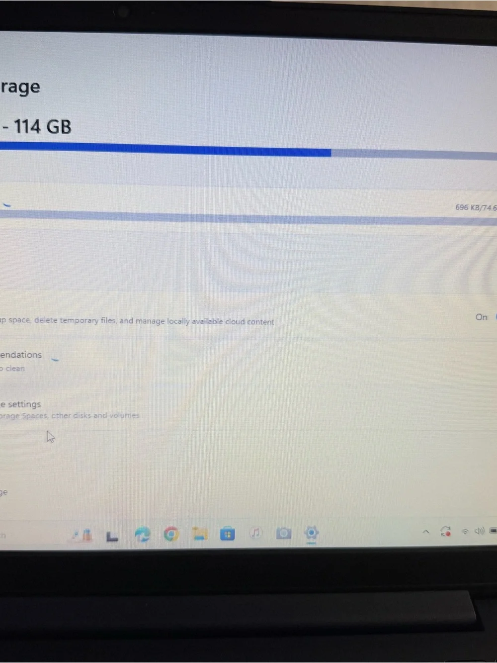 Lenovo Navy Blue Laptop with Charger and Pink Mouse
