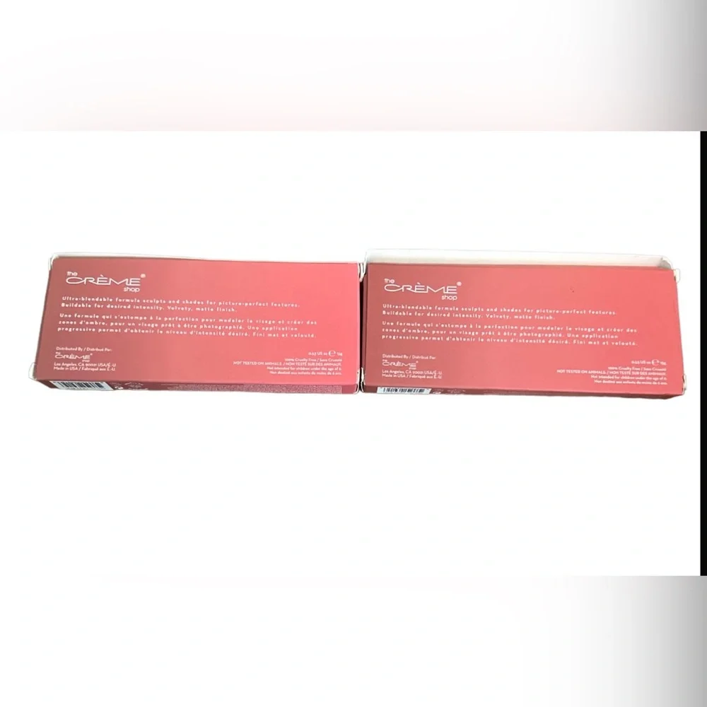 The Creme Shop, CheekMate Powder Blush Palette Lot of 2 NEW