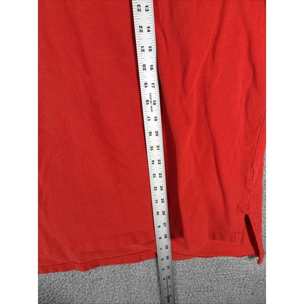 Polo Ralph Lauren Pique Shirt Mens XLT Tall Red Blue Pony‎