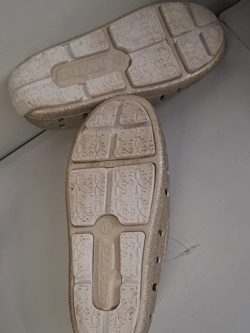 Floafers worn one