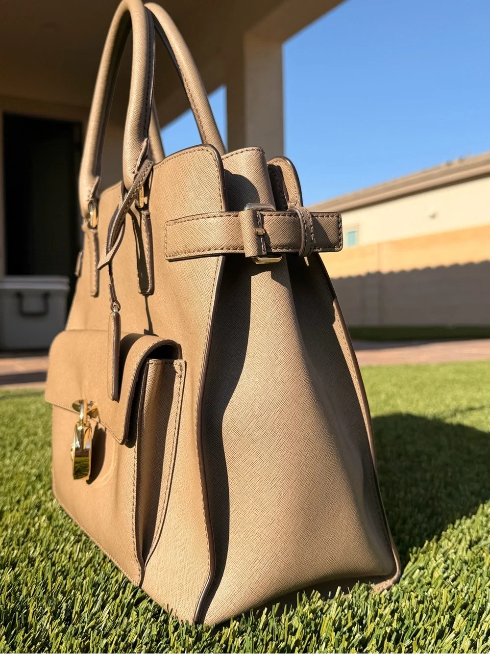 Michael Kors structured saffiano