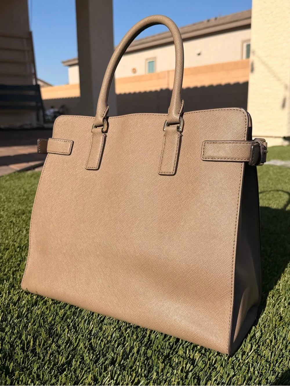 Michael Kors structured saffiano