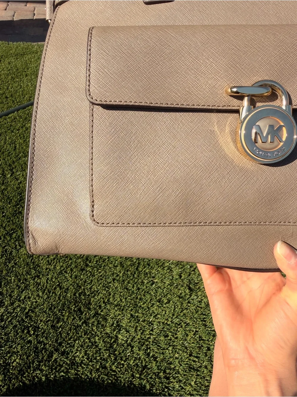 Michael Kors structured saffiano