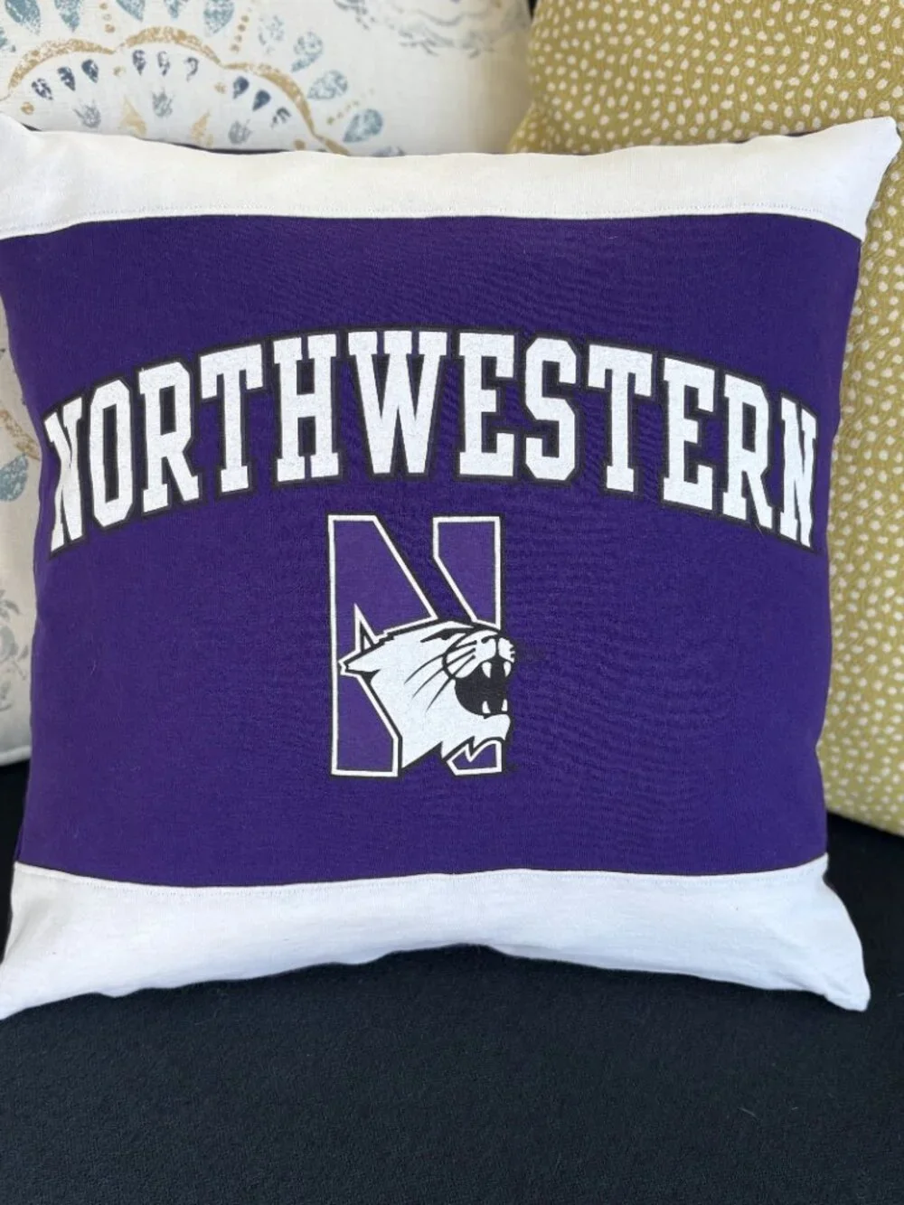 Northwestern University Wildcats Handmade reworked 16