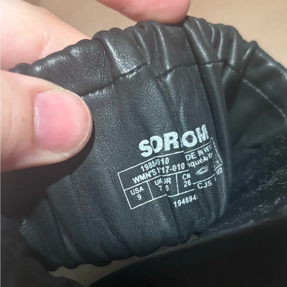 Sorel worn lightly