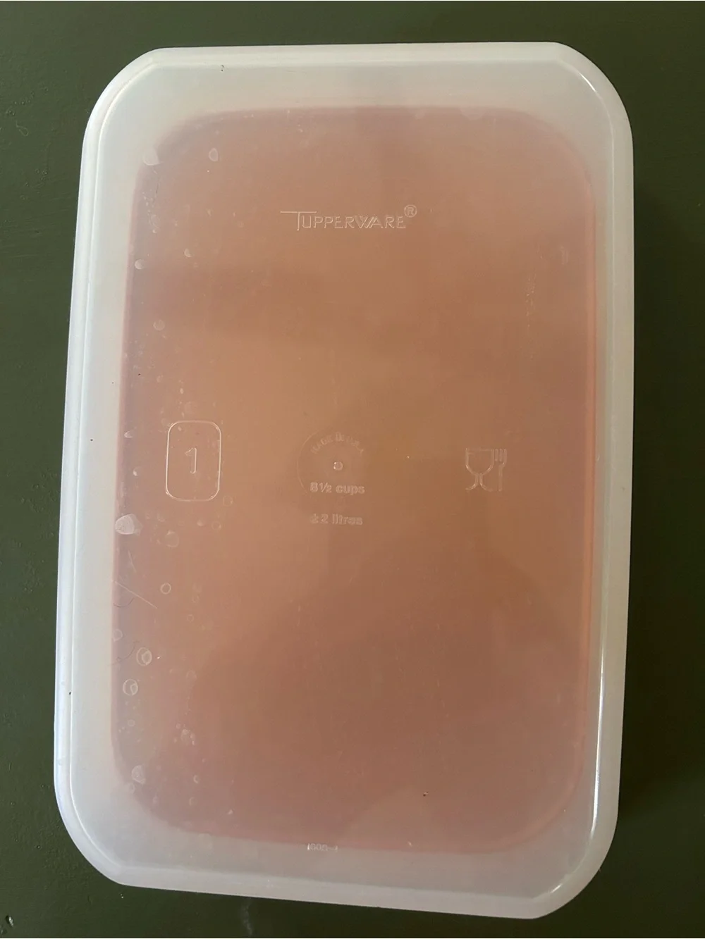 VTG Off With Flying Colors 1983 Tupperware Storage Container Collectors Item