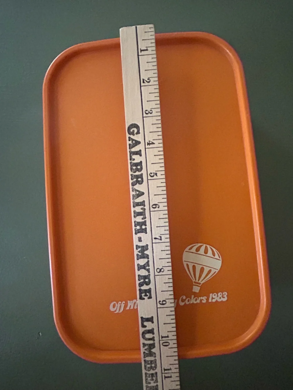 VTG Off With Flying Colors 1983 Tupperware Storage Container Collectors Item