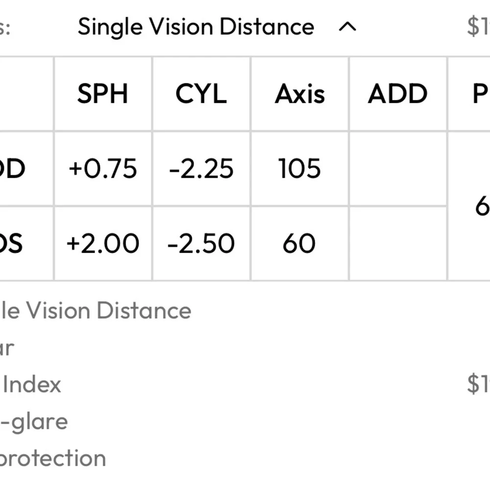 Eyebuydirect size medium
