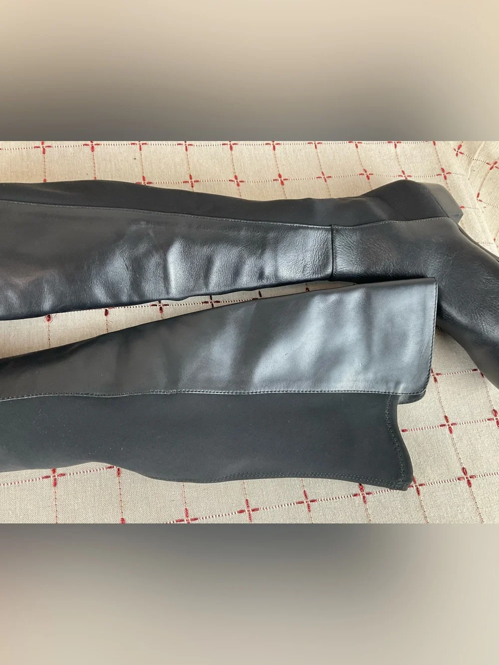 Vince Camuto “Karita” Over The Knee Riding Boots Women's Sz 5 Black Leather New