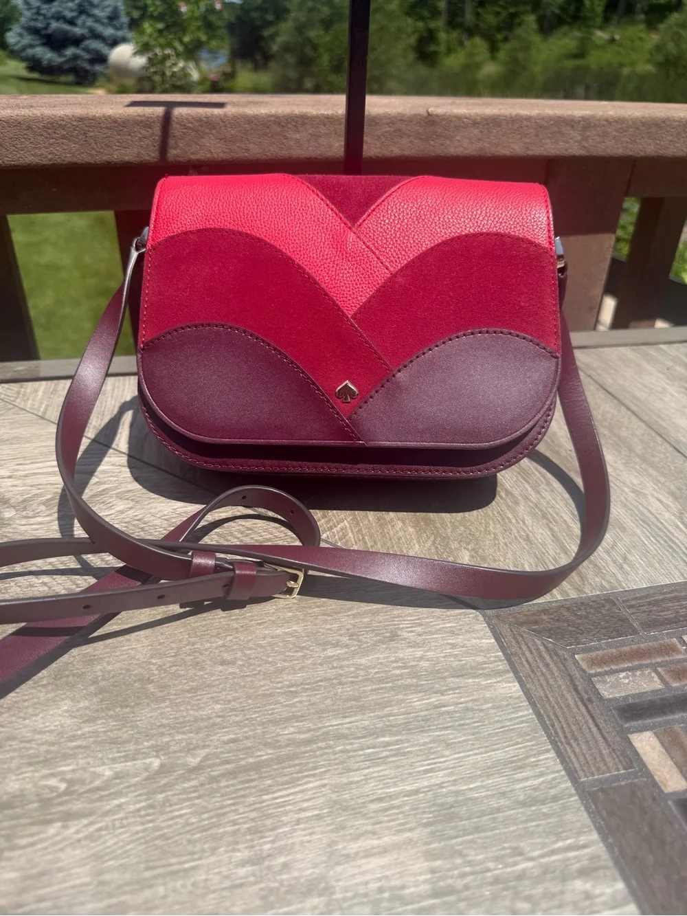 NWOT Kate Spade New York Nadine Patchwork Medium Flap Shoulder Bag