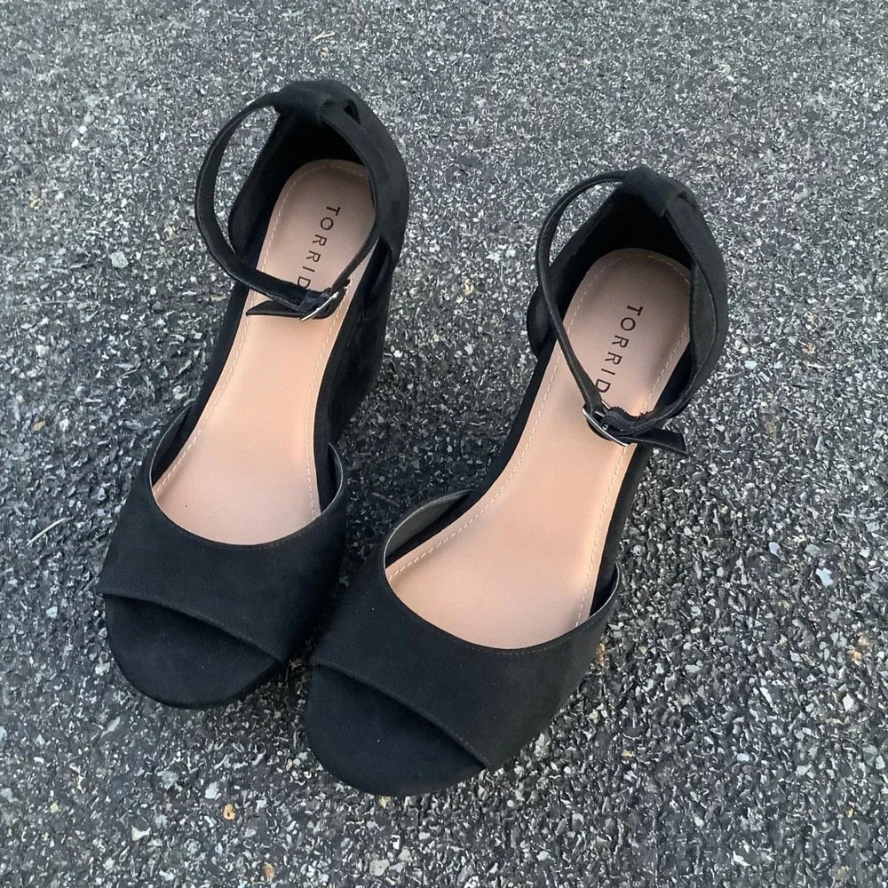 torrid black faux