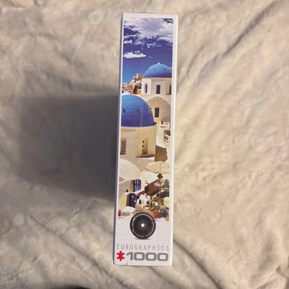 Eurographics 1000 Piece Jigsaw Puzzle Oia,‎ Santorini Greece New Sealed