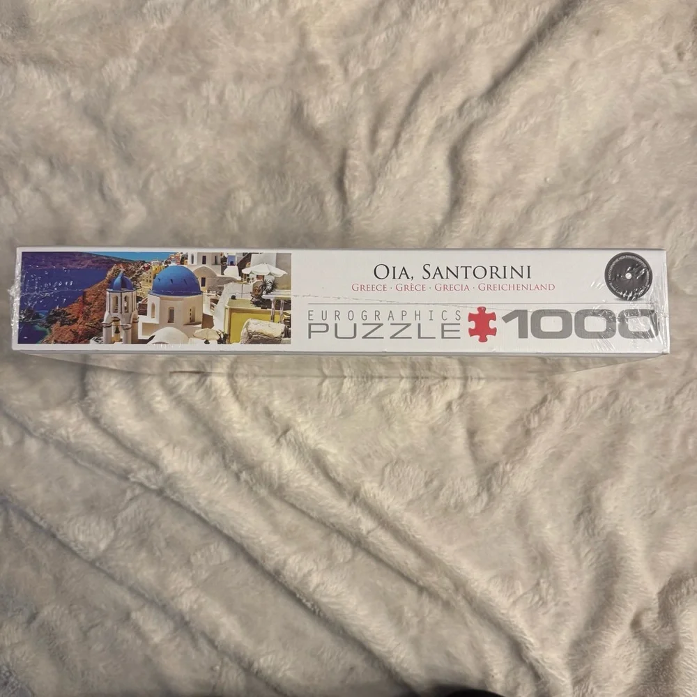 Eurographics 1000 Piece Jigsaw Puzzle Oia,‎ Santorini Greece New Sealed
