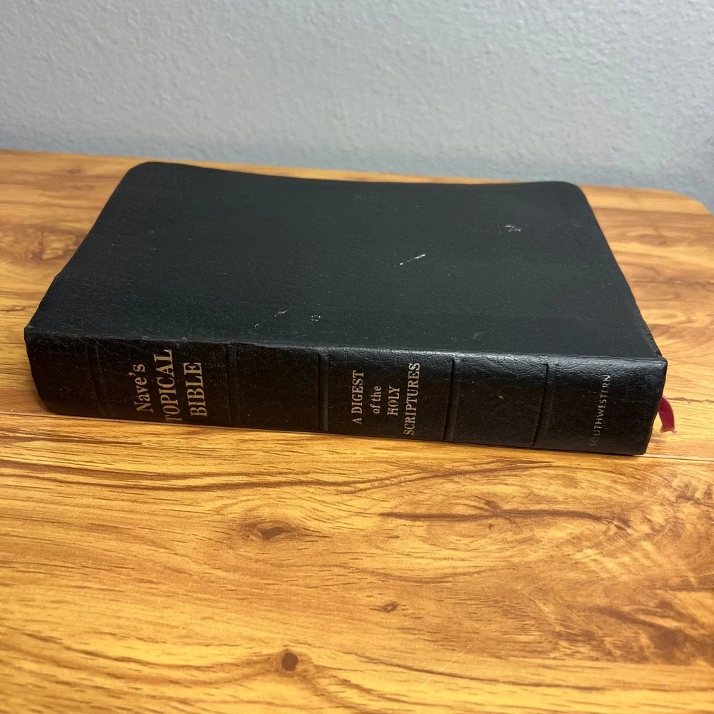 Naves Topical‎ Bible Digest of the Holy Scriptures Black Indexed 1962