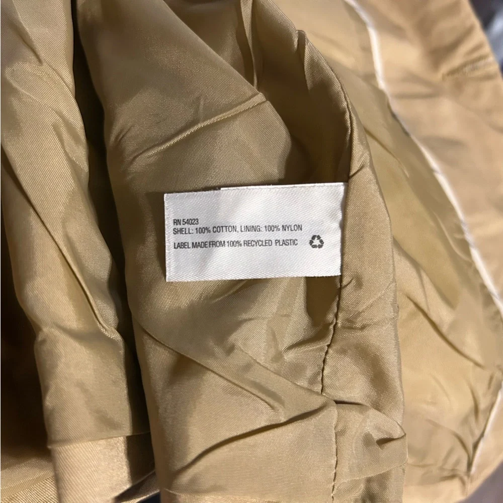 Baby Gap Blazer Jacket 12-18 Months Dark Khaki Gold Lining‎ NWT