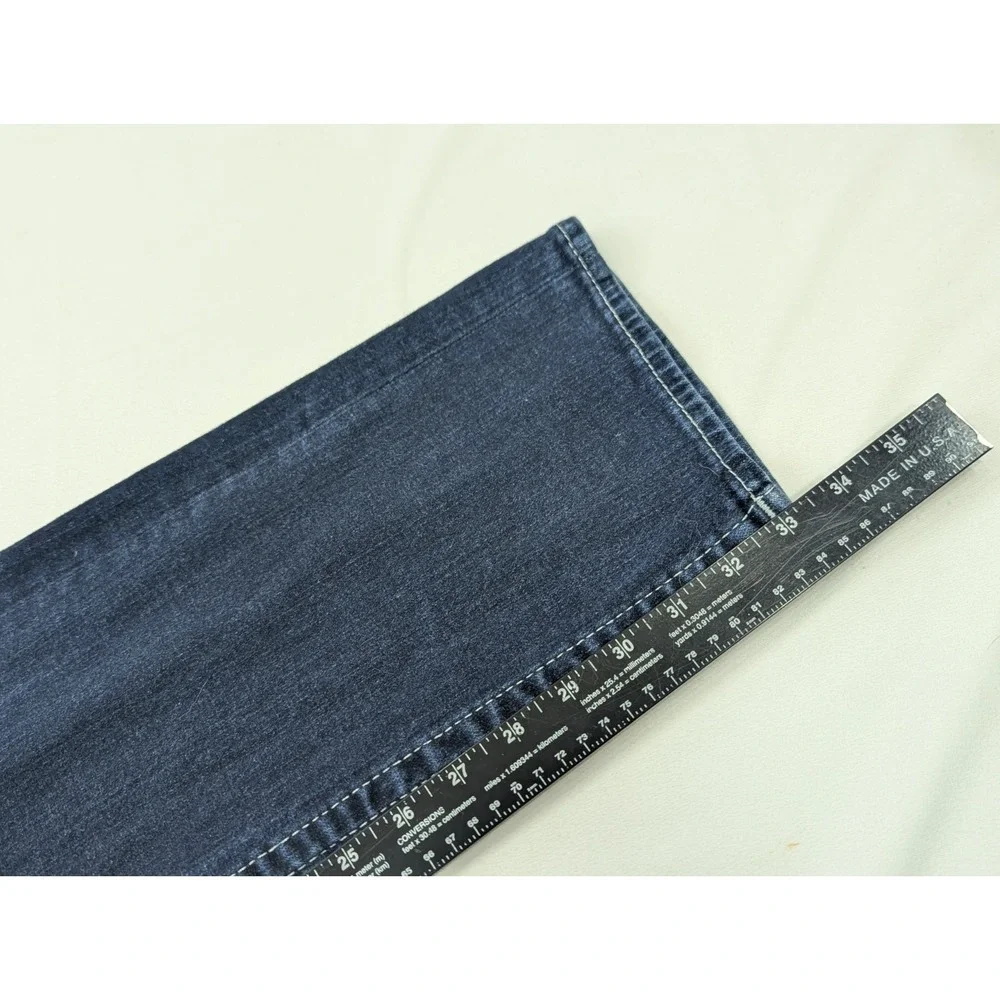 True Religion Jeans Mens 46x33* Geno Relaxed Slim Pants Heavy Denim World Tour‎