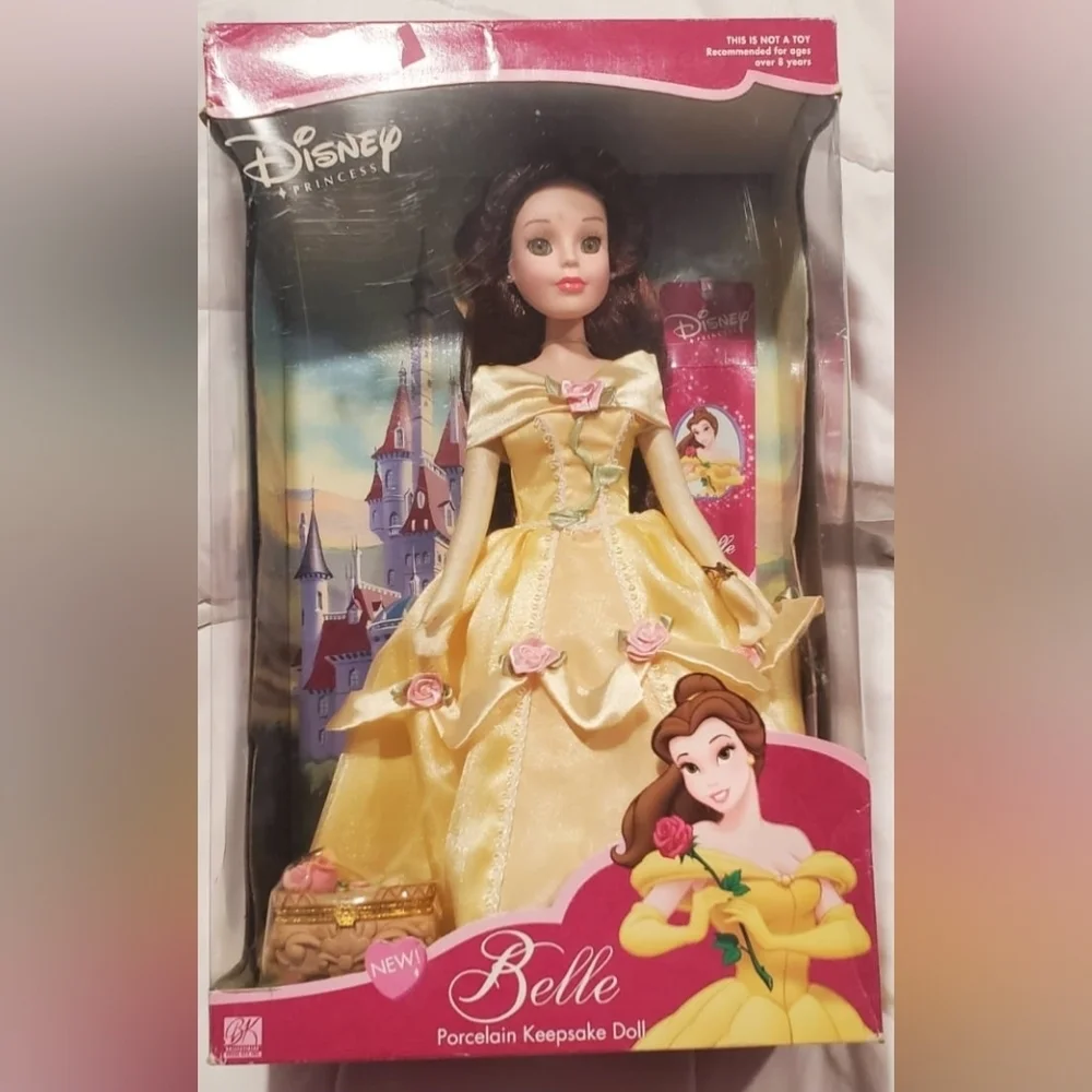 Disney Belle Doll in Elegant Yellow Gown