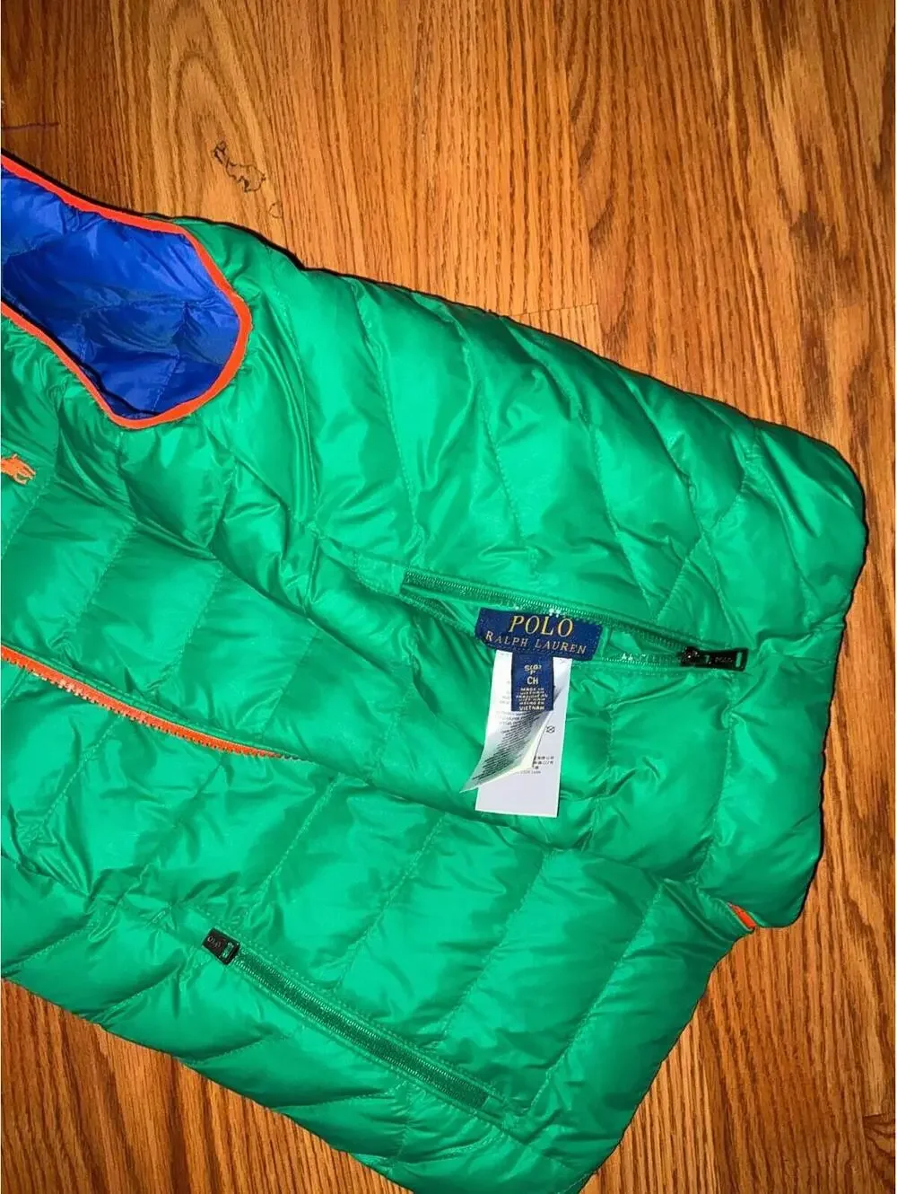 Polo Ralph Lauren Kids Reversible Terra Puffer Vest S(8)