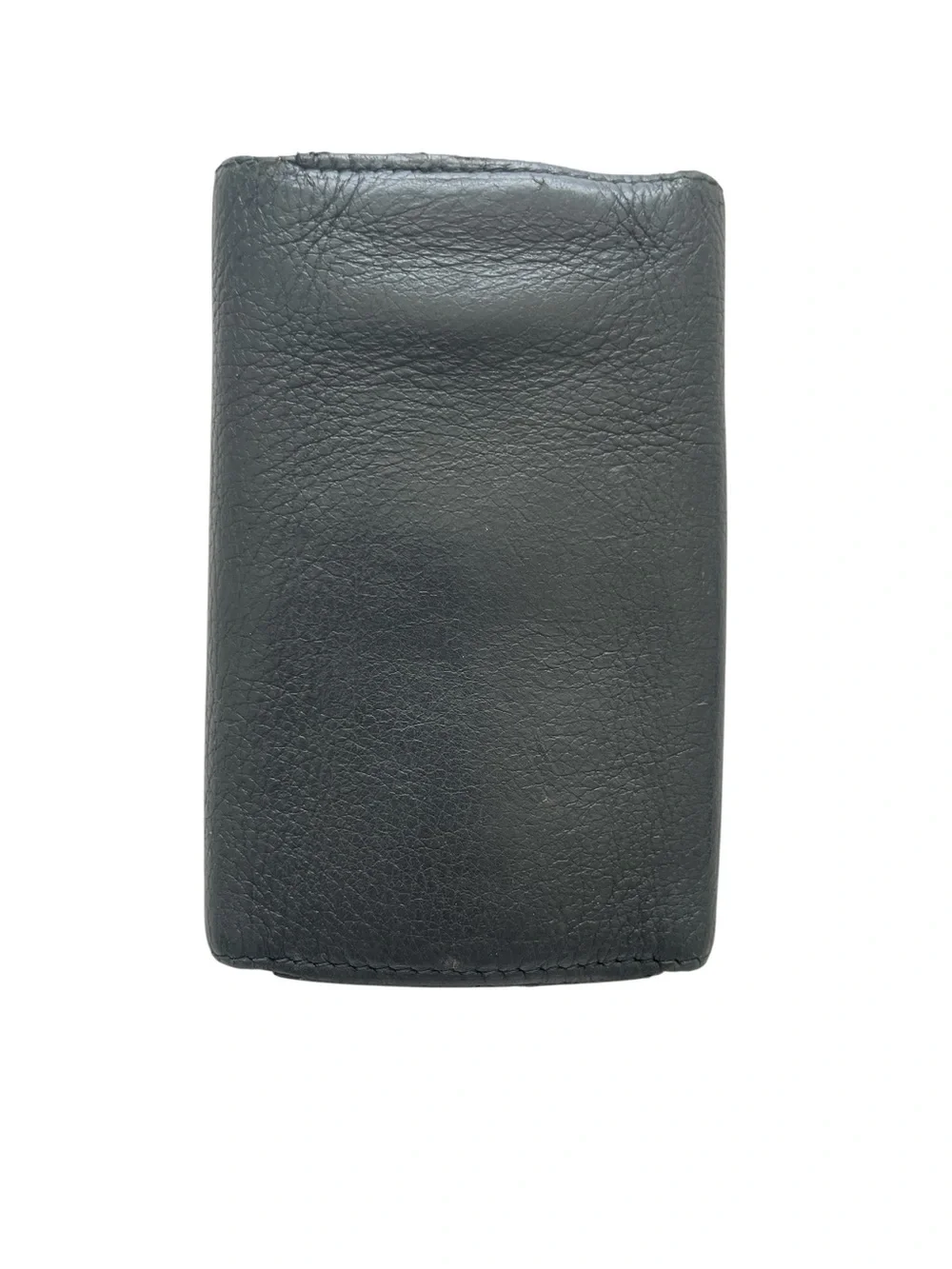 Vintage Gianni Versace Black Leather 6 Ring Key Case Wallet