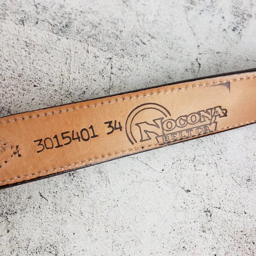 Nocona smoke width belt