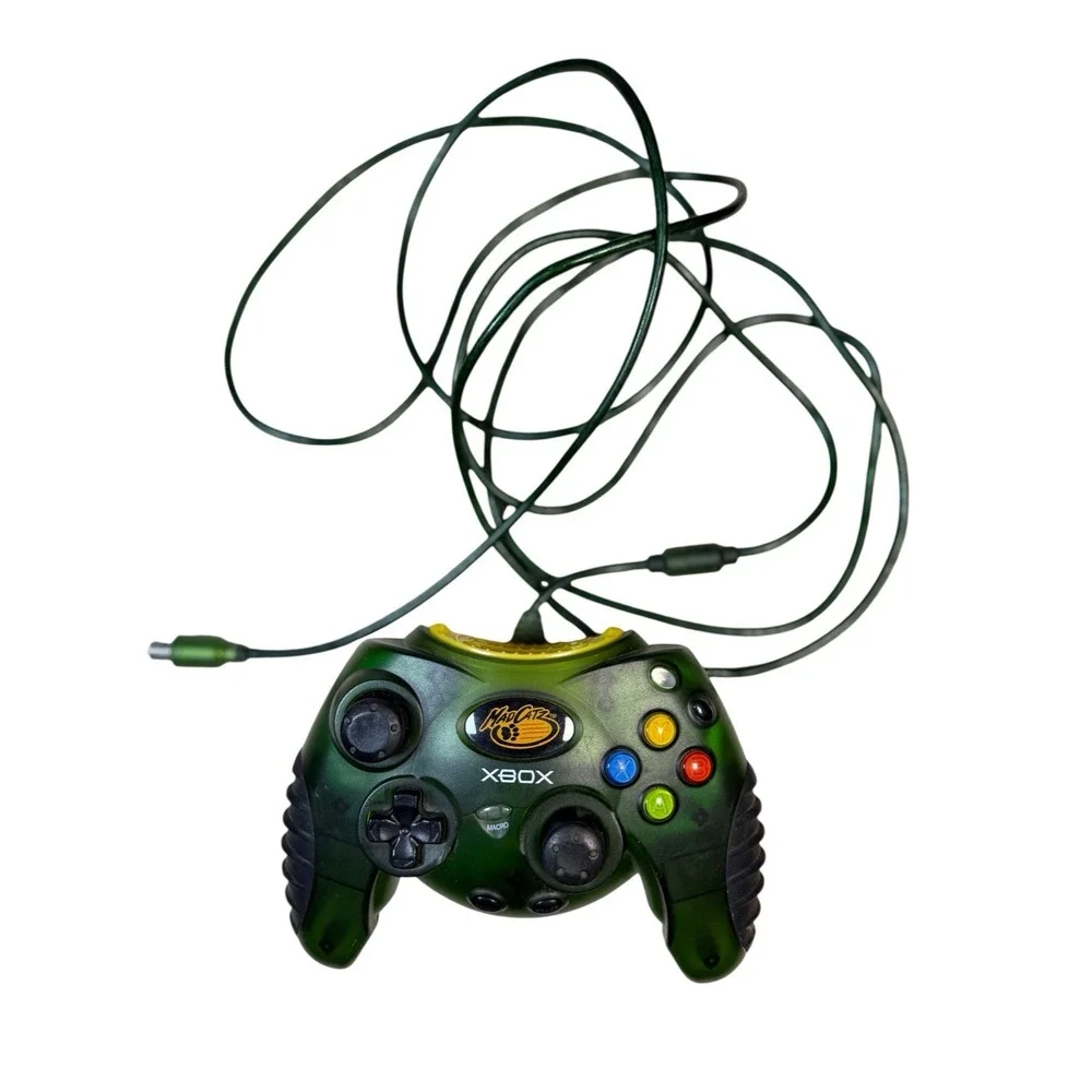 MadCatz Original Xbox Pad Pro Controller 4526 Translucent Green Wired Work‎ 2001