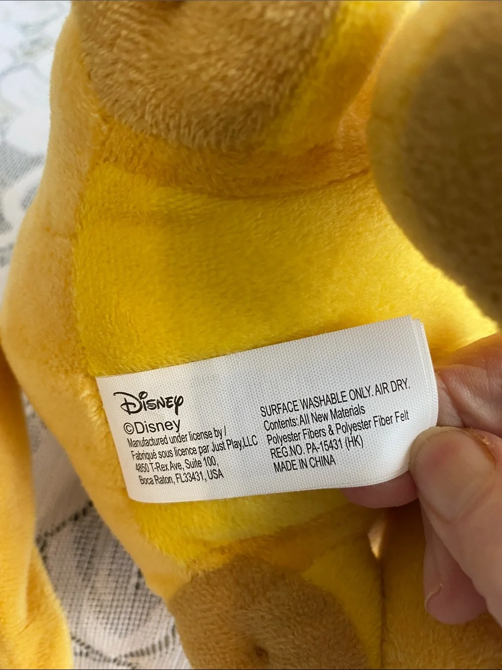 Disney soft plush