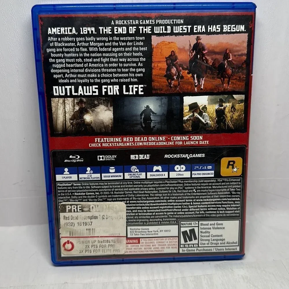Playstation red dead