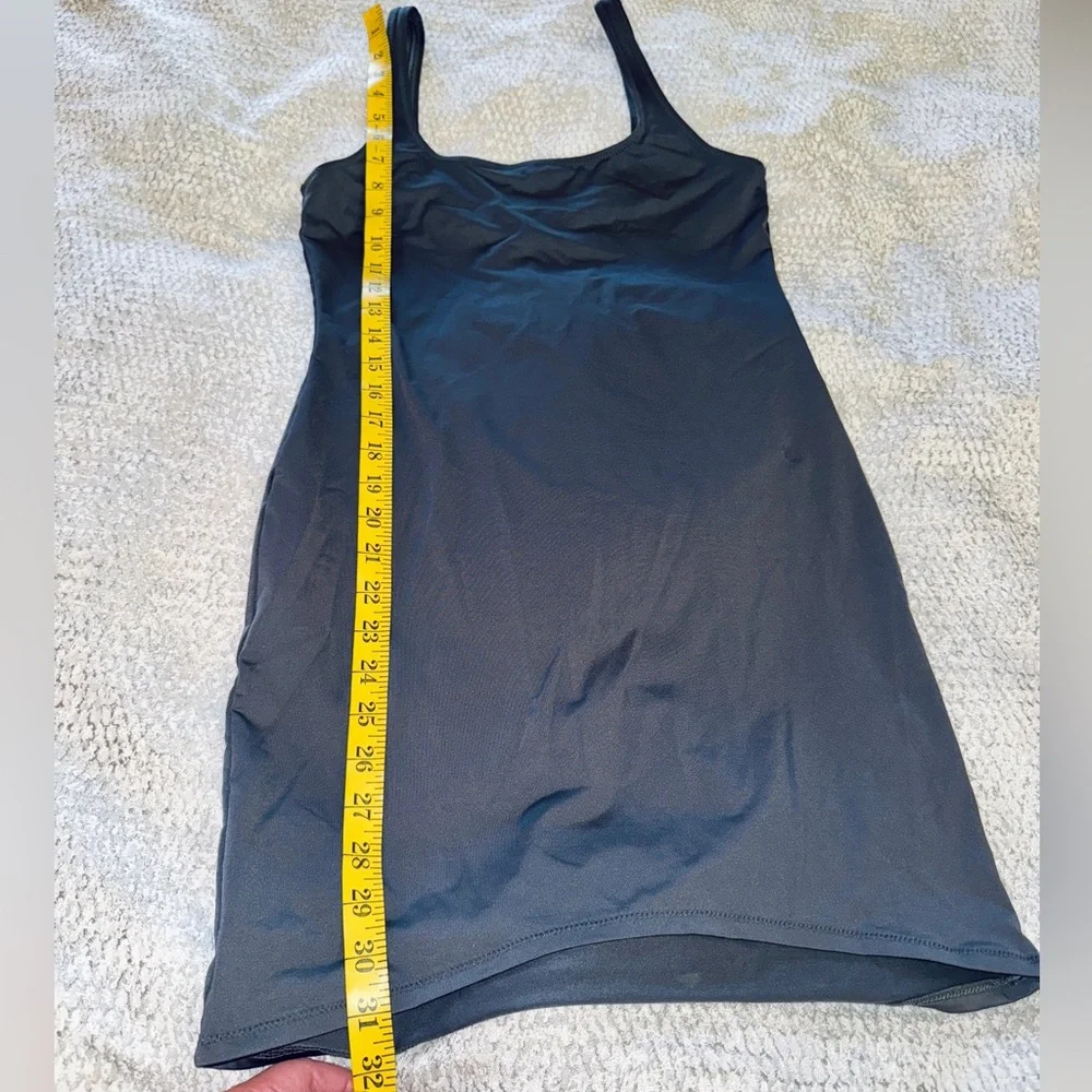 Skims swim one piece bodycon blue dress. Wear out or during the day.