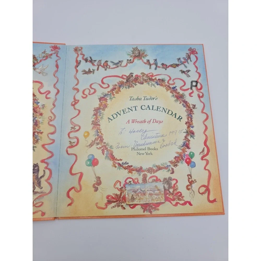 Tasha Tudor's Advent Calendar: A Wreath of Days 1988 Hardcover