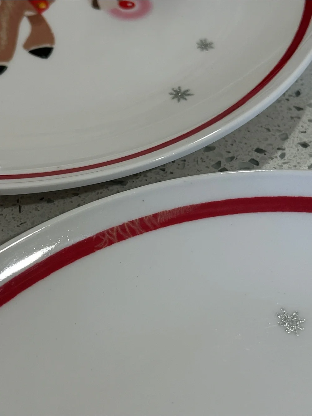 Pottery Barn Kids Rudolph The Red Nosed Reindeer Melamine Plates Set of 2 Two