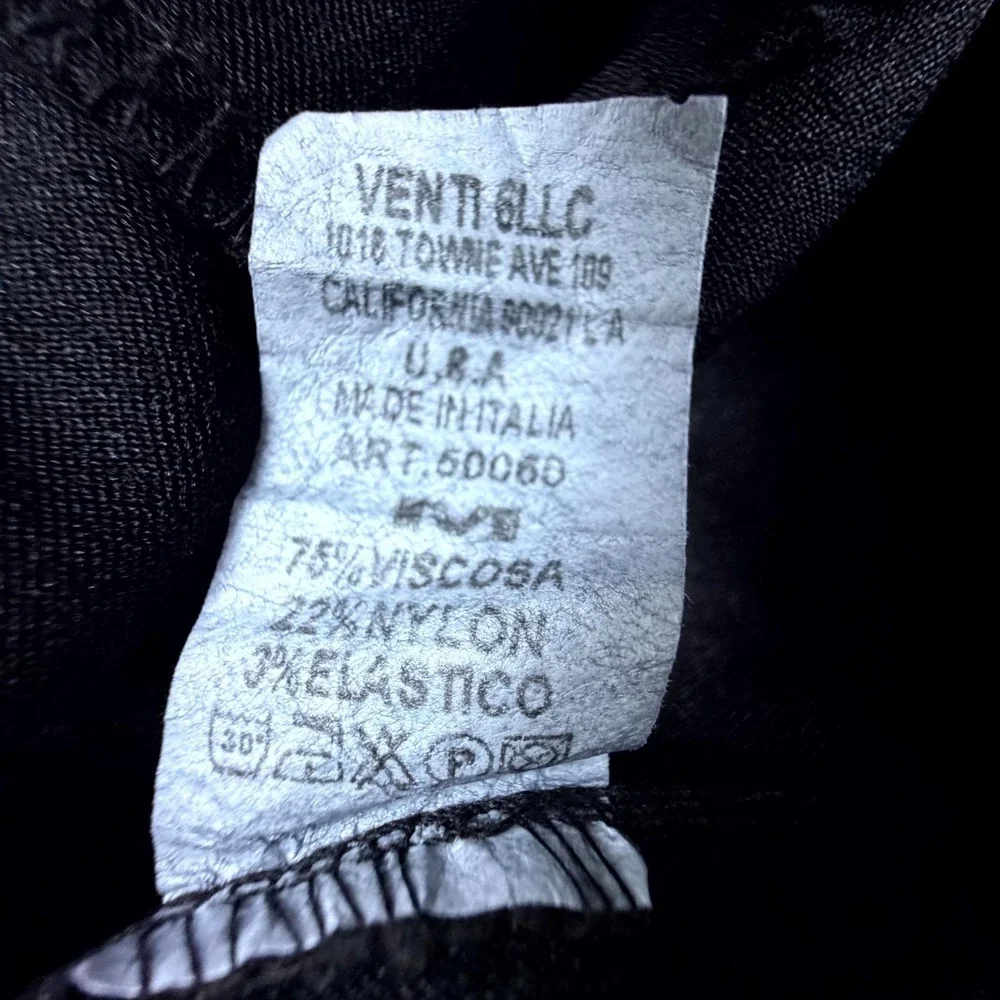 Venti 6 clothing sizes
