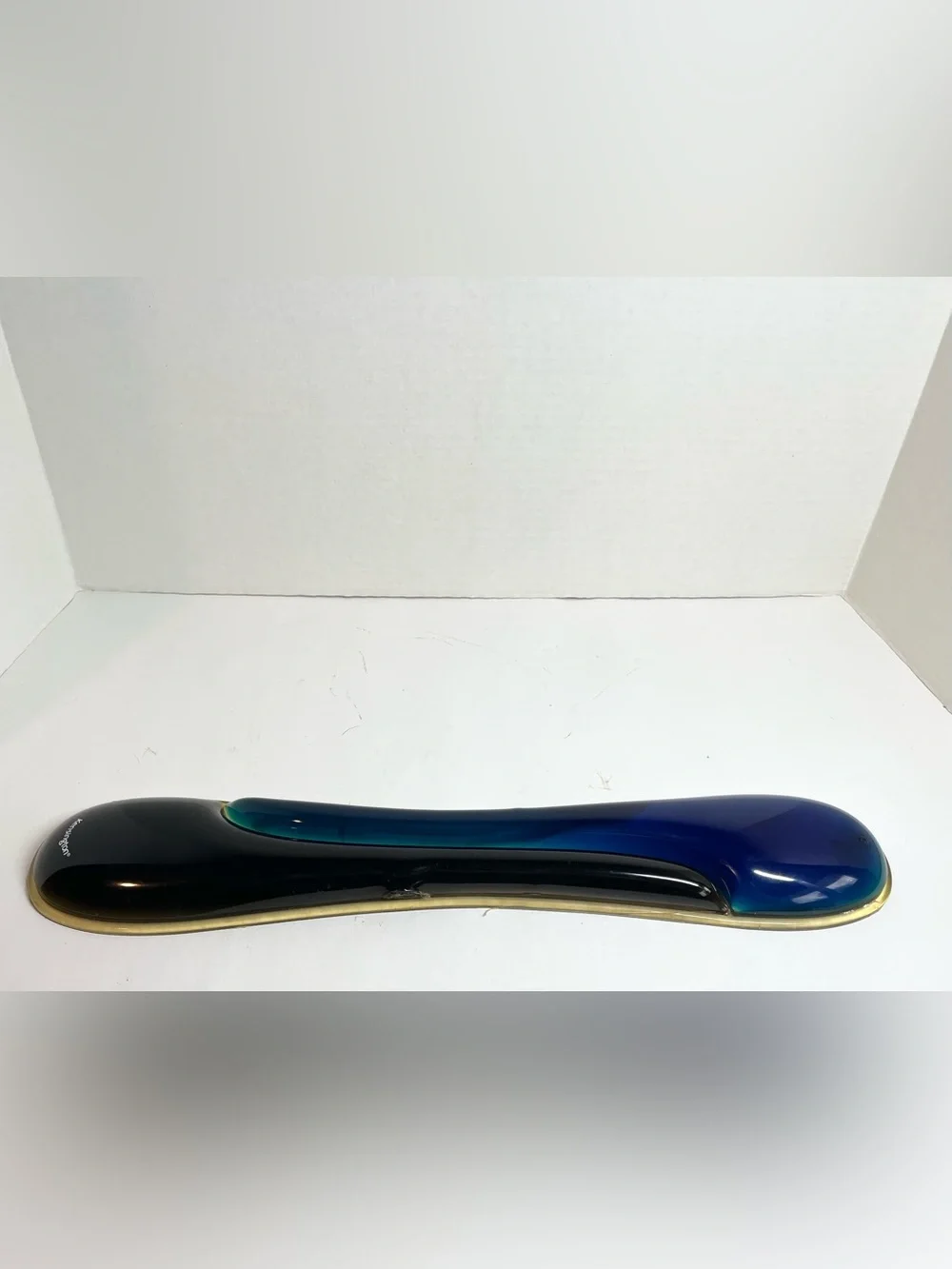 Blue-Black Iridescent Gel Computer/Laptop Keyboard Wrist Support