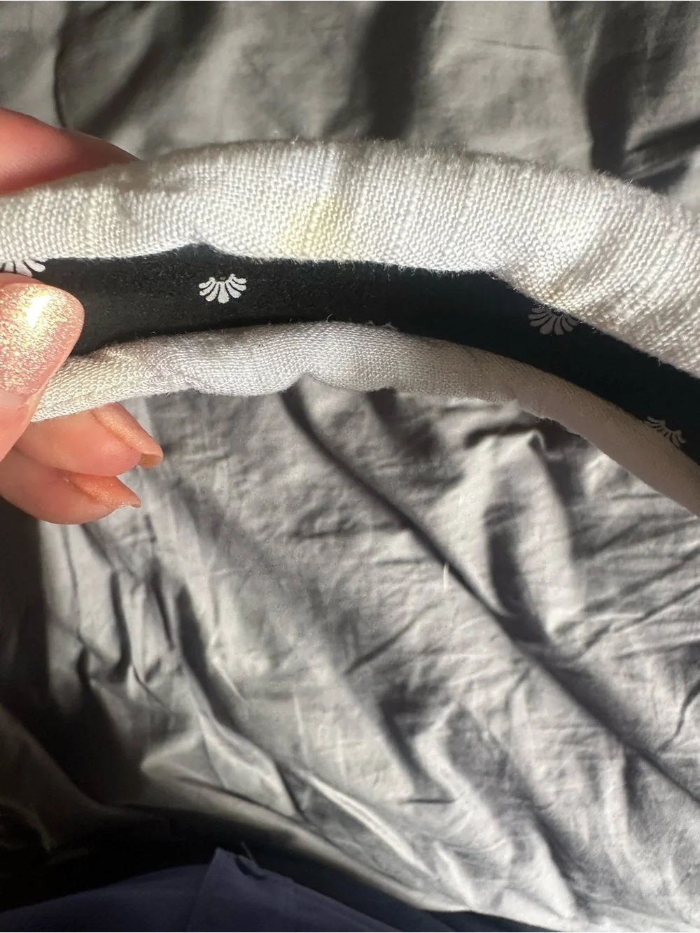 Lele Sadoughi Cream Knotted Headband