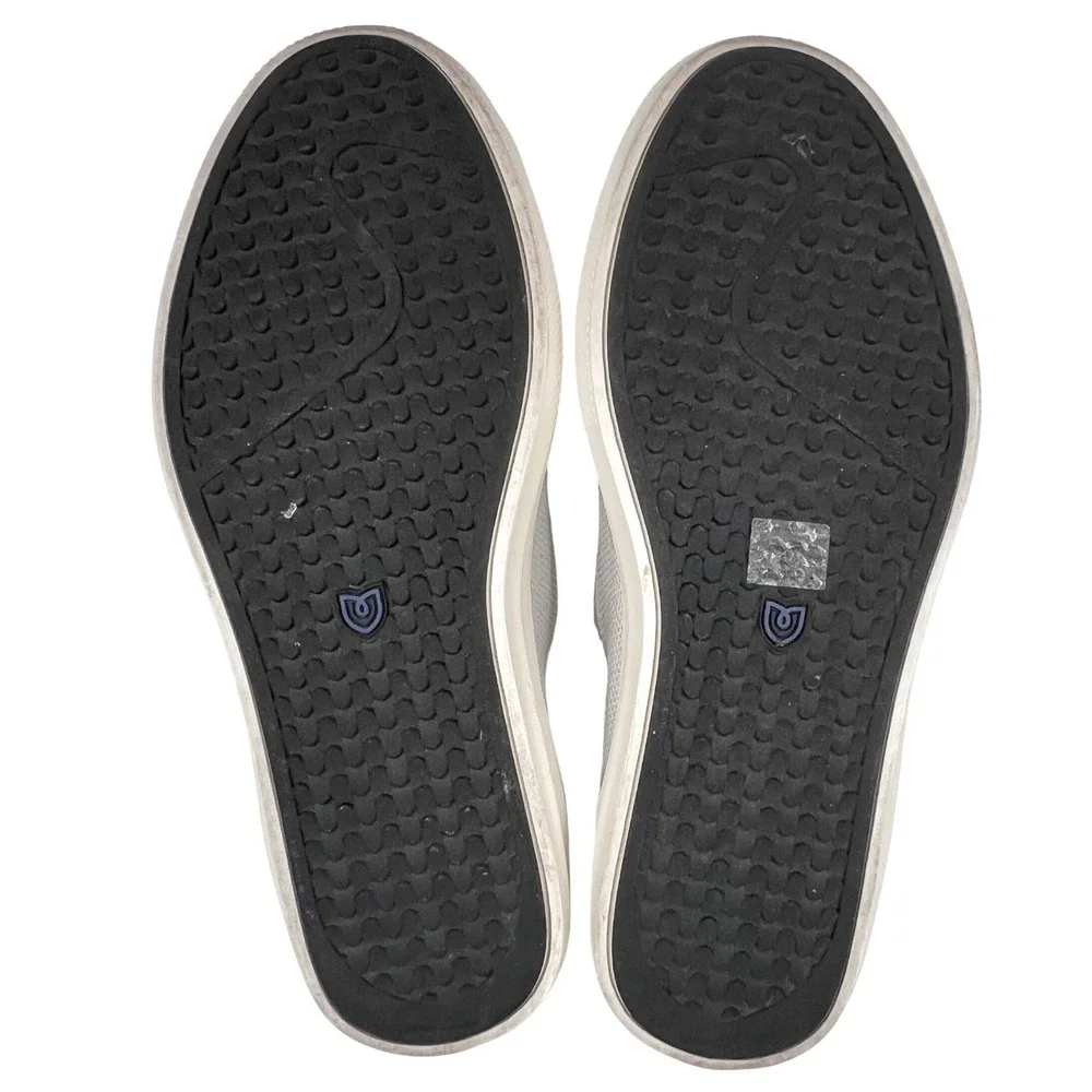 Rothys The Original Slip On City Sneakers Grey Shoes Unisex Womens 8 | Men's 6.5