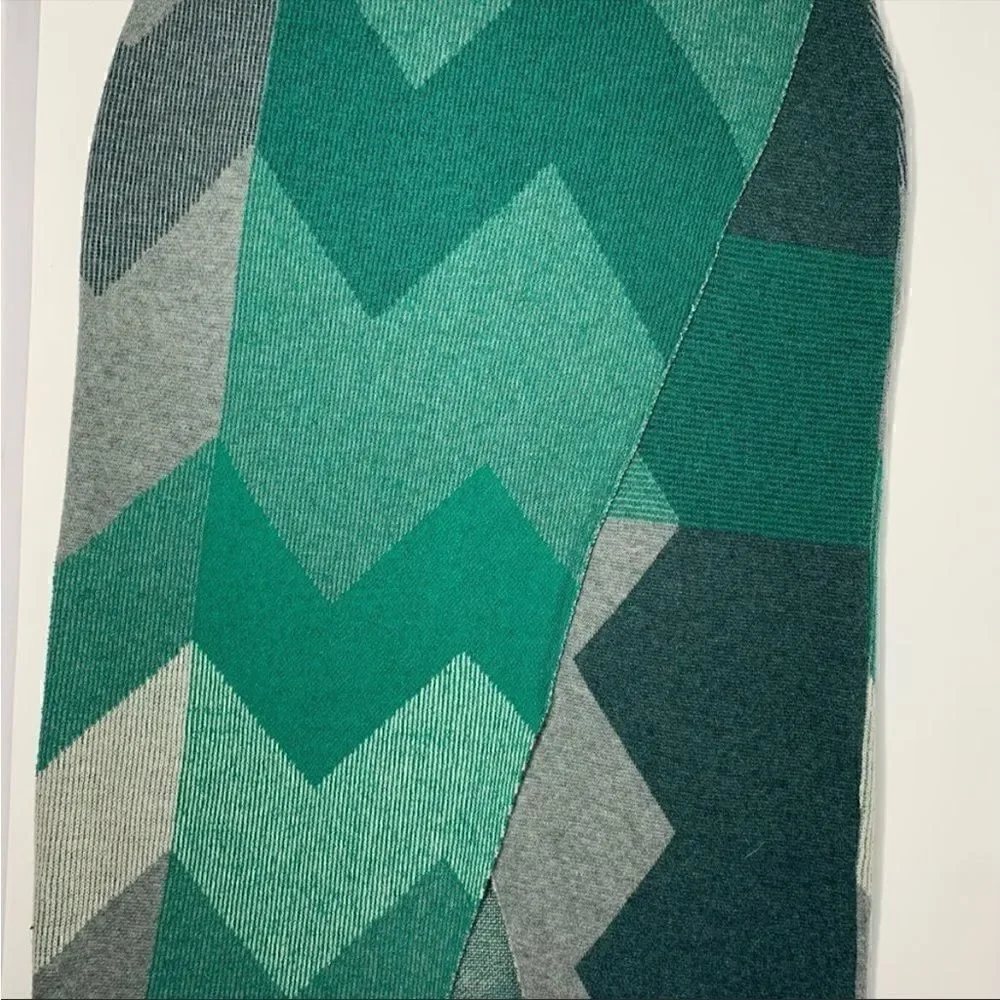 Moth chevron knit skirt