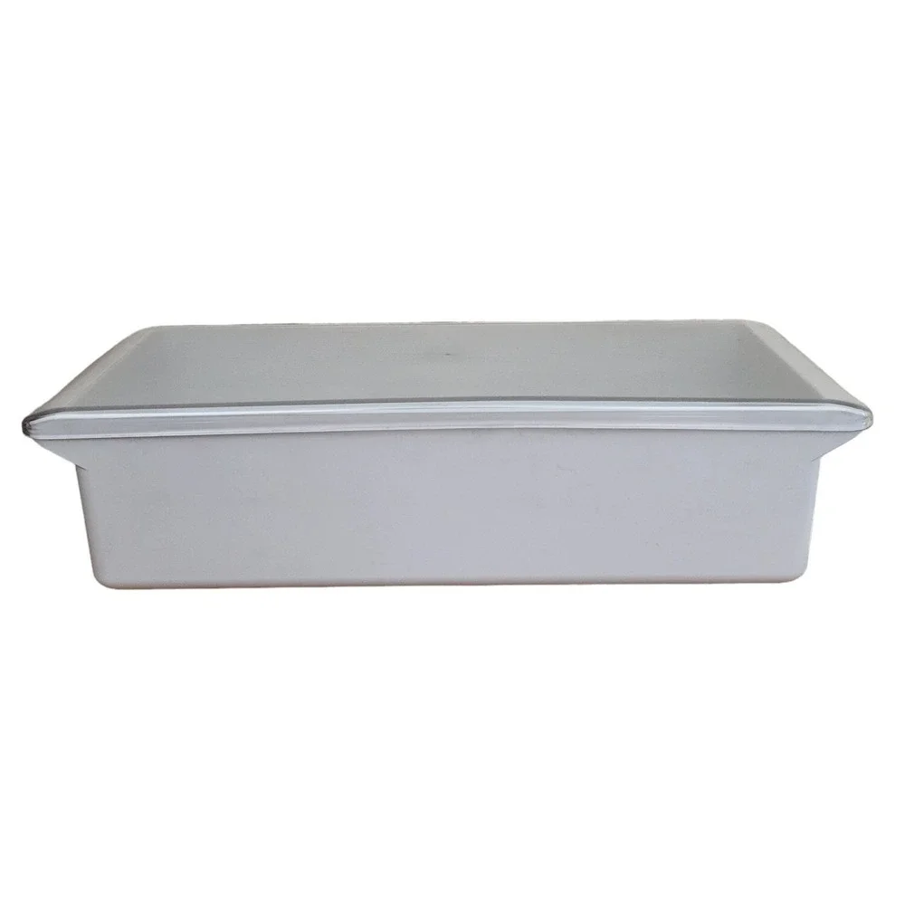 Refrigerator Dozen Egg Bin Storage Removable Tray Holder Container with Lid
