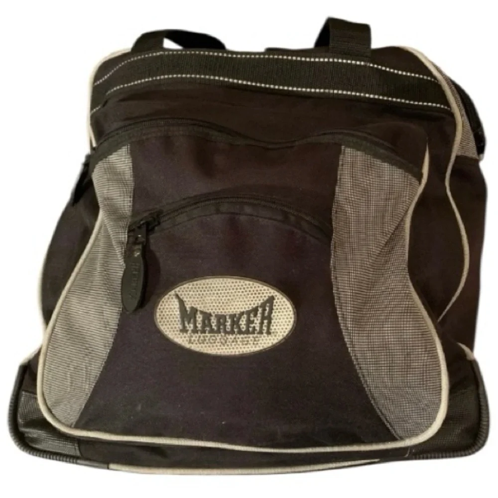 SKI MARKER BOOT GEAR ACCESSORIES TOTE LUGGAGE LARGE LOTS OF ZIPPER POCKETS GUC