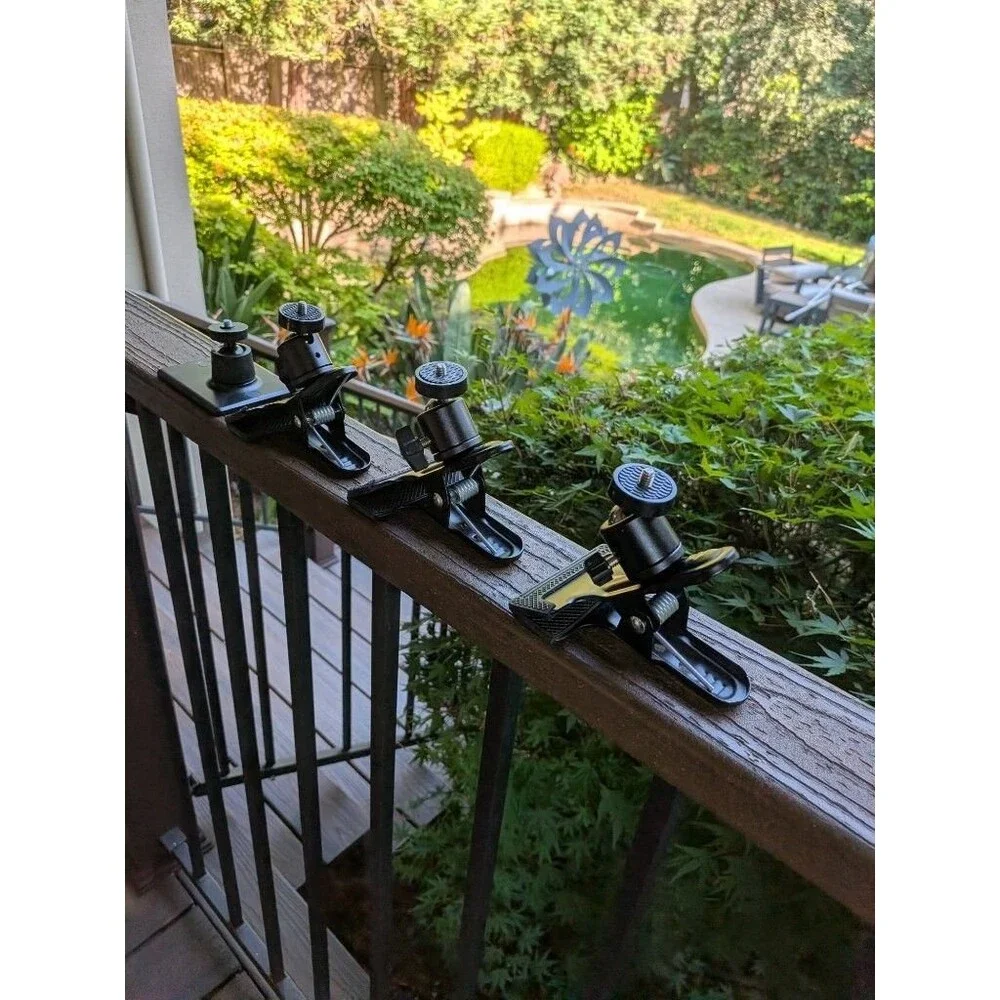 Universal Ball Head Clamp Mount Lot 5pc SteamVR Camera 1/4 Screw