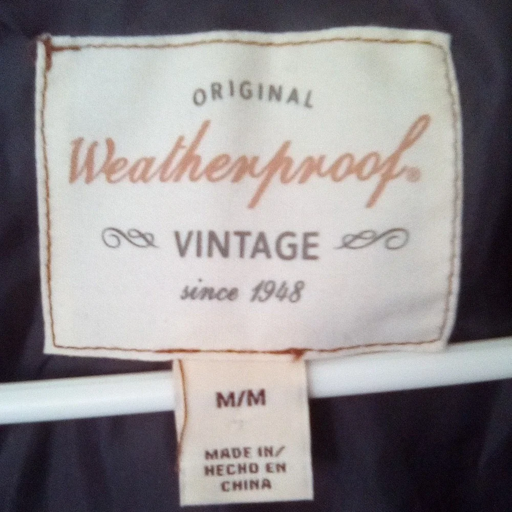 Weatherproof vintage quilted